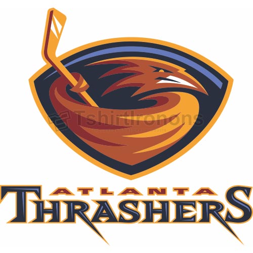Atlanta Thrashers T-shirts Iron On Transfers N65